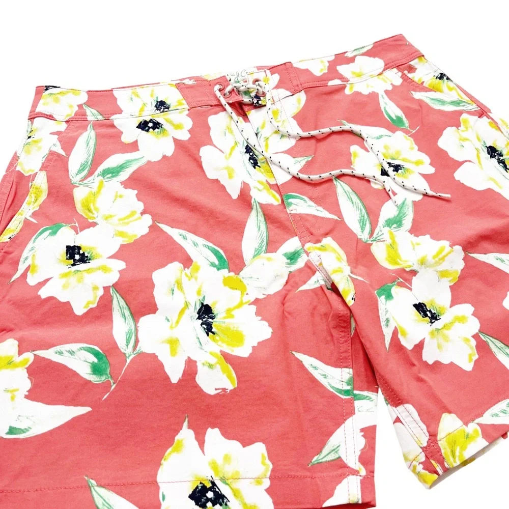 J. Crew Men’s 7” Stretch Breaker Board Short 34 Floral Print